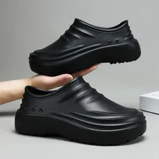 

Обувь шеф-повара, тапочки для операционной, мужская обувь с дырочками Baotou, классные тапочки, популярные модные тапочки.