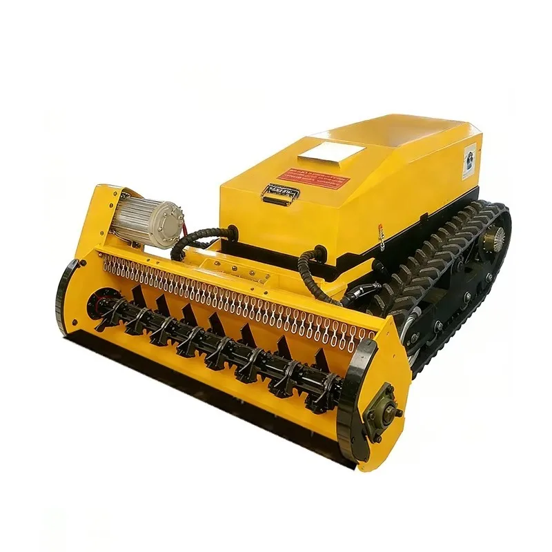 Durable 60 Degree Slope Tracked Lawn Mower For Steep Terrain Efficient Grass Cutting Machine For Hillside Vegetation Management