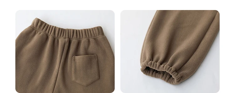 CHIC VEN Women's Pant Loose Casual New High Waist Fleece Pant Thick Plush Warm Female Sports Trousers Autumn Winter 2023