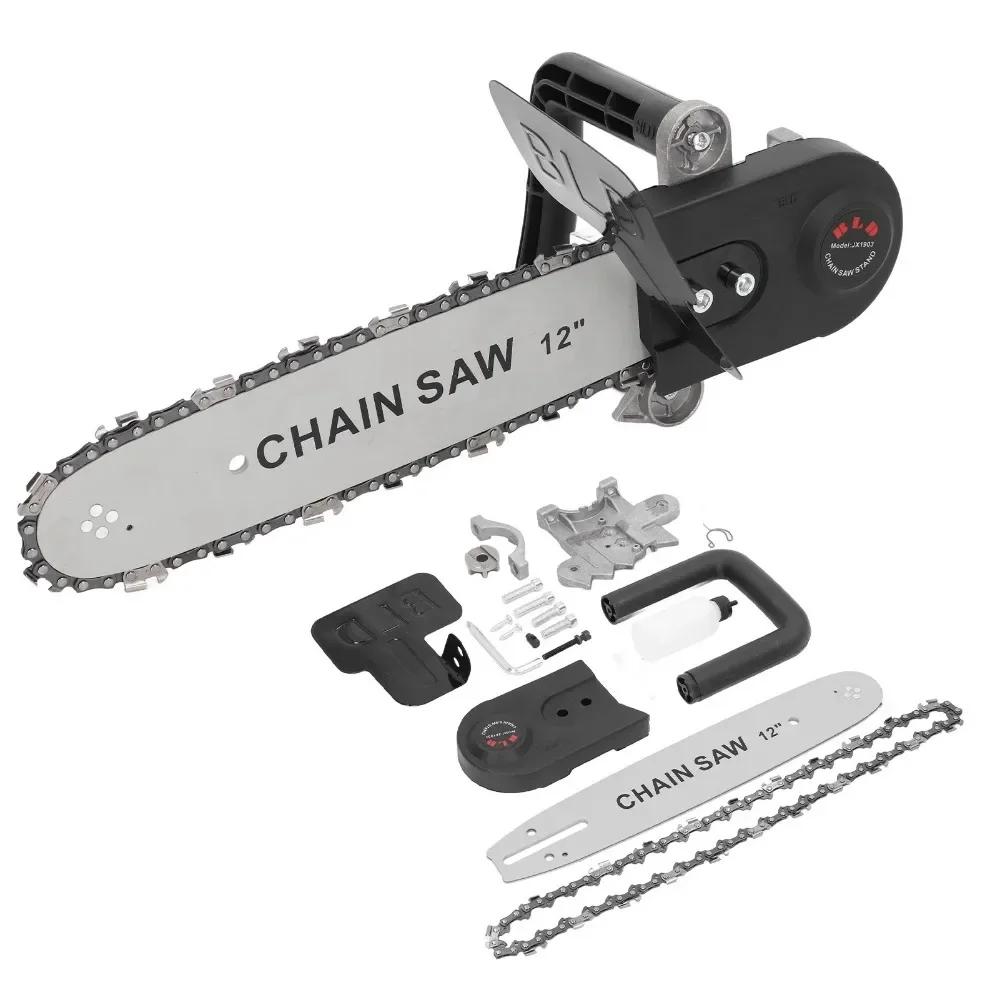 

1 Set Chainsaw Converter Set High Carbon Steel Electric Bracket for Angle Grinder Woodworking Tool