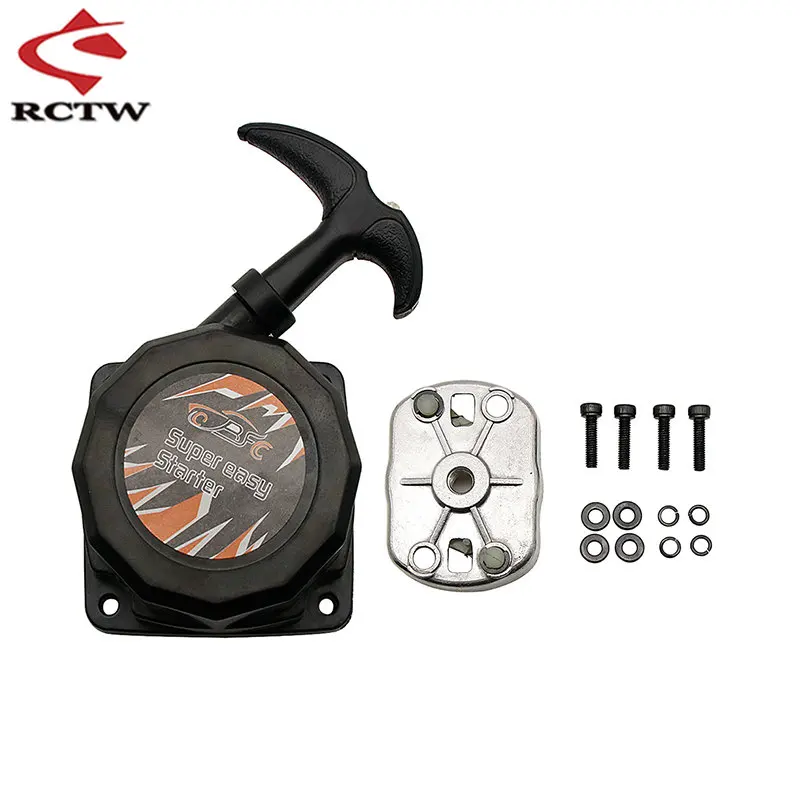 High Quality 45CC Engine Super Easy Pull Start with Starter Dial for 1/5 Hpi Rovan Km Baja Losi Mcd Gtb Rcmk FG Ddt Fid Rc Parts