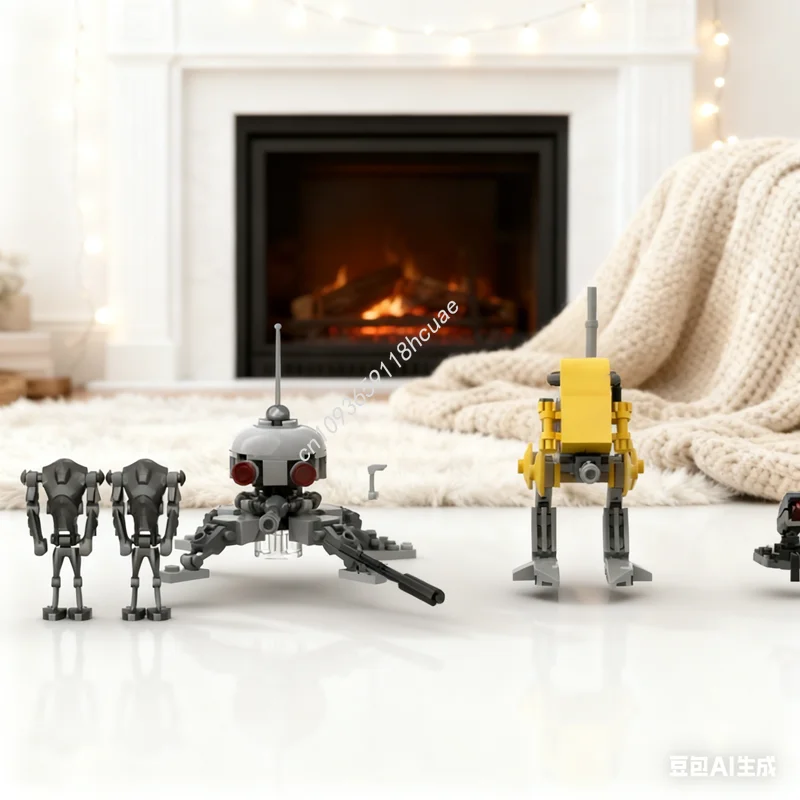 

127 шт. боевой пакет MOC, альтернативная сборка, модель звезды, строительные блоки, строительные игрушки, образовательная идея, рождественские подарки для детей