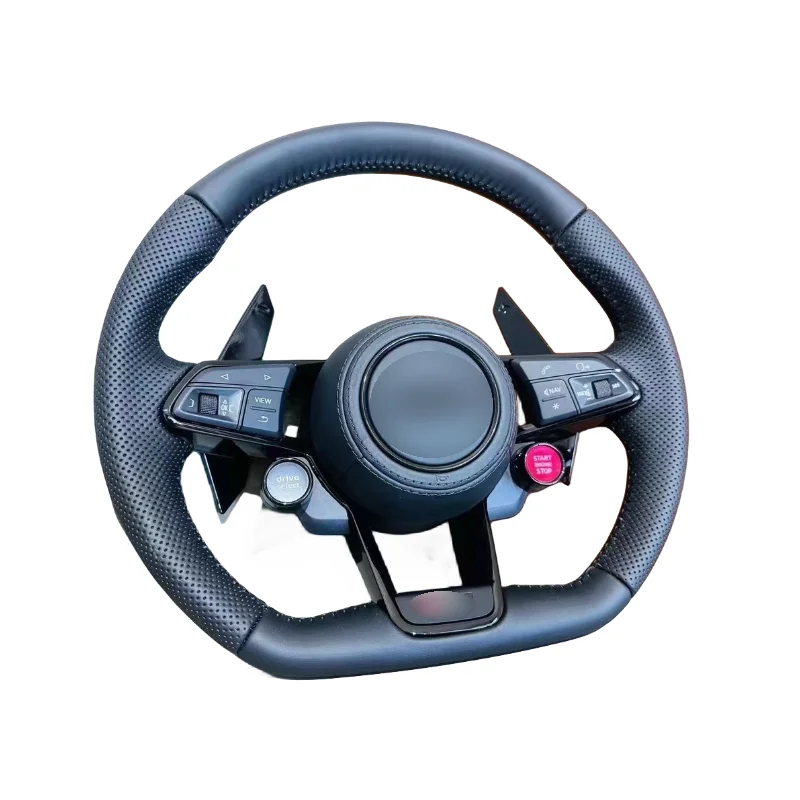 

Factory Export Leather Customized System Steering Wheel For Audis RS RS1 RS2 RS3 S3 S4 S5 A1 A2 A3 A4 A5 A7 Q7 TT TTs R8