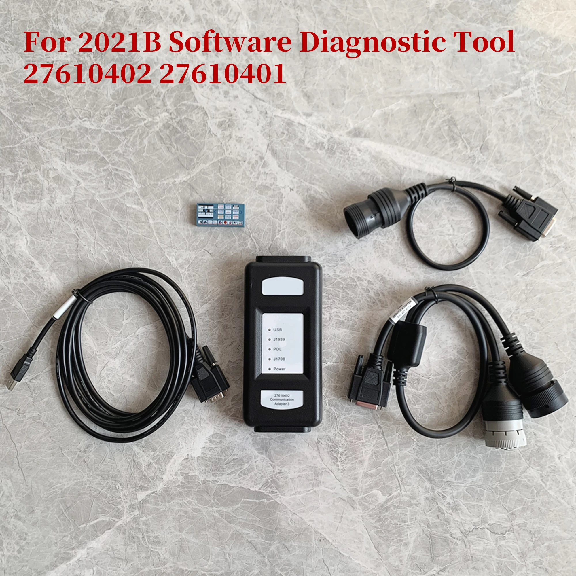 

Для Perkins 2021B программный диагностический инструмент, адаптер связи, USB-версия 27610402, двигатель CA3, грузовик, лодка, дизельный экскаватор