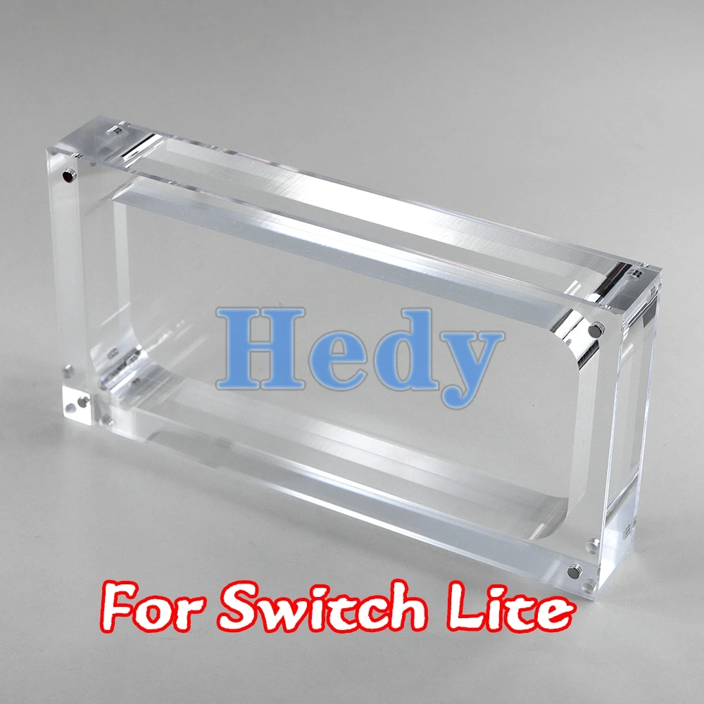 5PCS For Switch Lite Transparency Clear Acrylic Magnetic Cover Console Storage Box Case