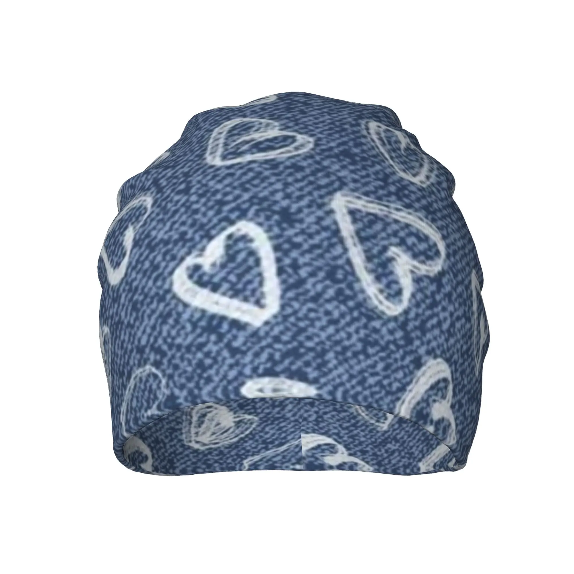 Bonnet Hats Denim texture Men Women's Thin Hat Blue (11) Street Style Cap Street Skullies Beanies Caps