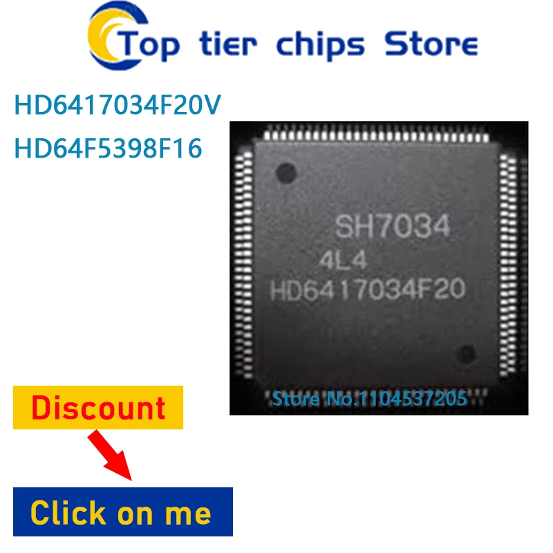 

1PCS~5PCS/LOT HD6417034F20V HD64F5398F16 QFP112 100% NEW