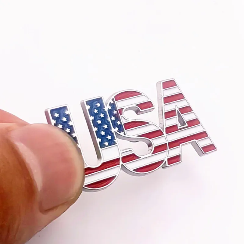 USA National Flag Symbol Enamel Brooch America Independence Day Souvenir Gift Alloy Badge Bag Backpack Suit Coat Lapel Pins