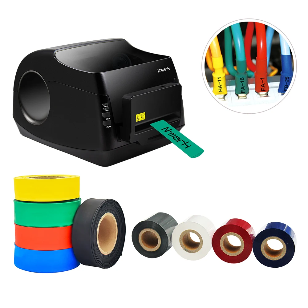 N-mark Chinese Develop and Research Heat Shrink Tube Printer and Electronie Lettering Machine with Good Quality