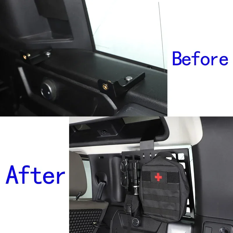 For 2020-2025 Land Rover Defender 90 110 Car Trunk Organizer Rear Tunk Shelf Storage Bracket Luggage Rack Interior Accessories