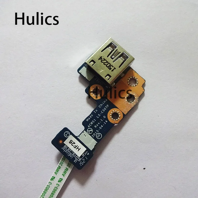 Hulics Used Laptop USB Board For HP ENVY M6-P M6-P113DX  Interface  ACW51 LS-C507P