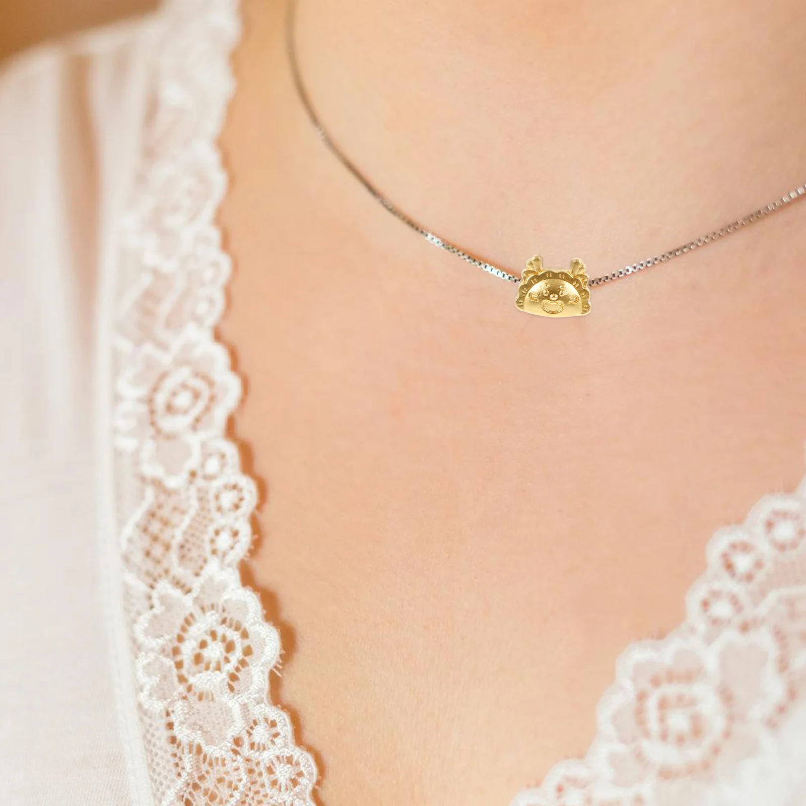 

10Pcs Dragon Dumpling Shaped Beads for DIY Jewelry Making Bracelet Necklace Spacer Loose Beads Craft Rubber Bands Bracelet