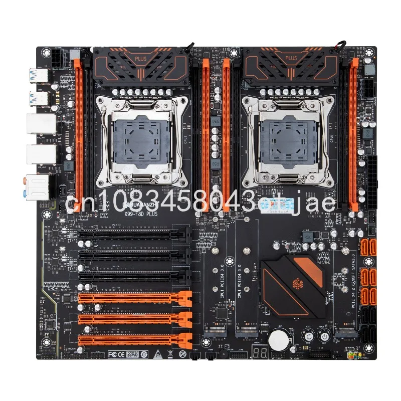 X99 Dual-way Motherboard cpu Suite 2011 e5 Game Studio Design Rendering Multi-opening Xeon