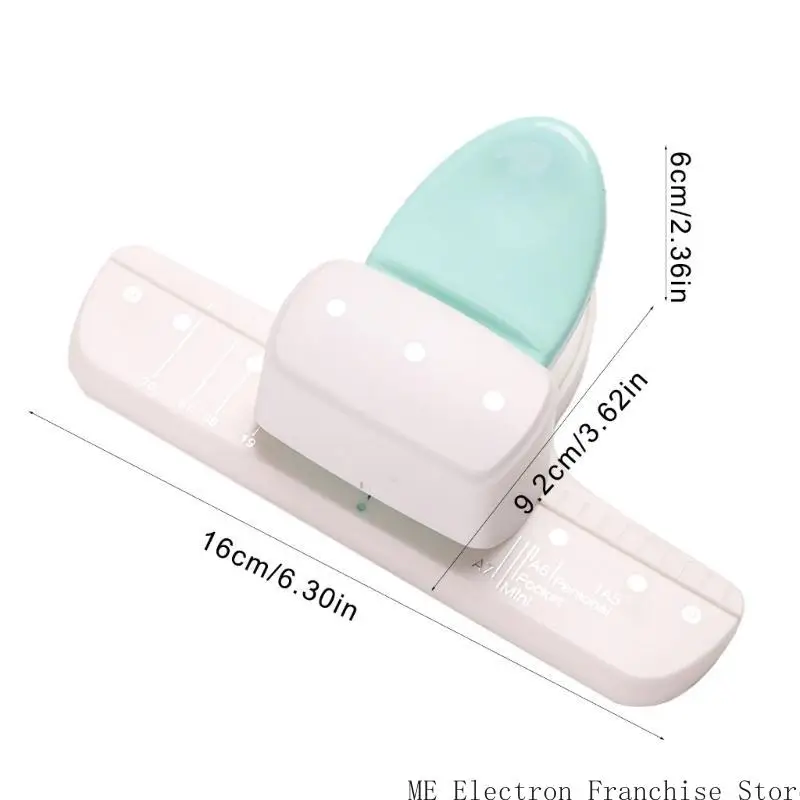 T5ea 3 fori punzonatrice da 4 mm rotonda macchino da 19 mm per il raccontaggio del taccuino raccontati strumento