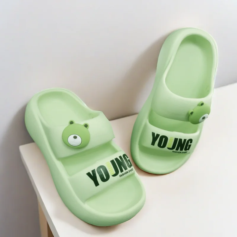 Home Women Slippers Indoor Wear Walking Park Slides Shoes Letter Print Multicolour Women's Shoes Summer Essentials