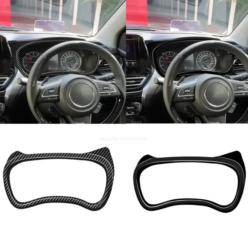 

For Suzuki Fronx WDB3S WEB3S 2025 2026ABS Carbon Fiber Dashboard Instrument Screen Decoration Cover Trim interior Accessories