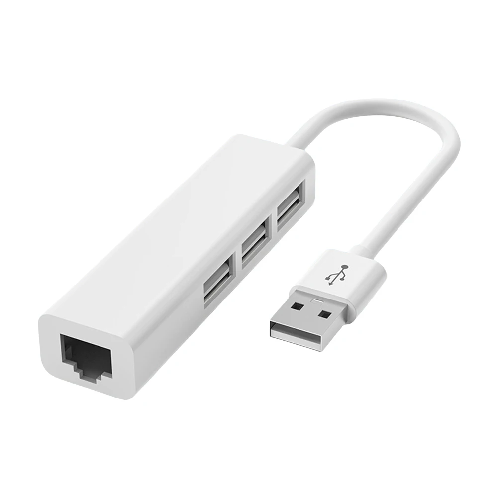 Type-C To RJ45 Lan Network Card 4 Port 4 in 1 Laptop Adapter USB2.0 Type-C RJ45 Type-C Splitter 10GBit/s for Desktop Computer PC
