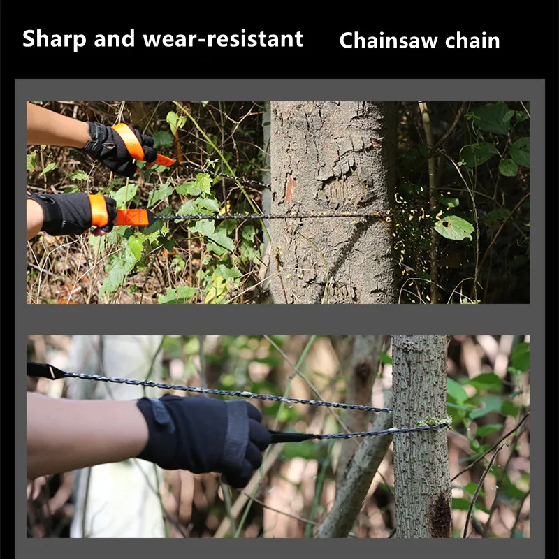 Ultralight Pocket Chain Saw, 36-Inch Hand Saw for Camping, Backpacking & Survival Kit, Cuts Branches & Logs Easily