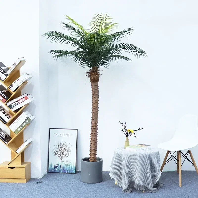 Large Artificial Coconut Tree Fake Palm for Outdoor Indoor Decor Hawaiian Simulation Plant