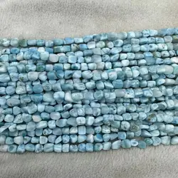 AAAA Grade irregular  Larimar 5-6mm DIY Necklace Bracelets  Natural Gemstone Crystal Nugget Chip Loose Beads For Jewelry Making