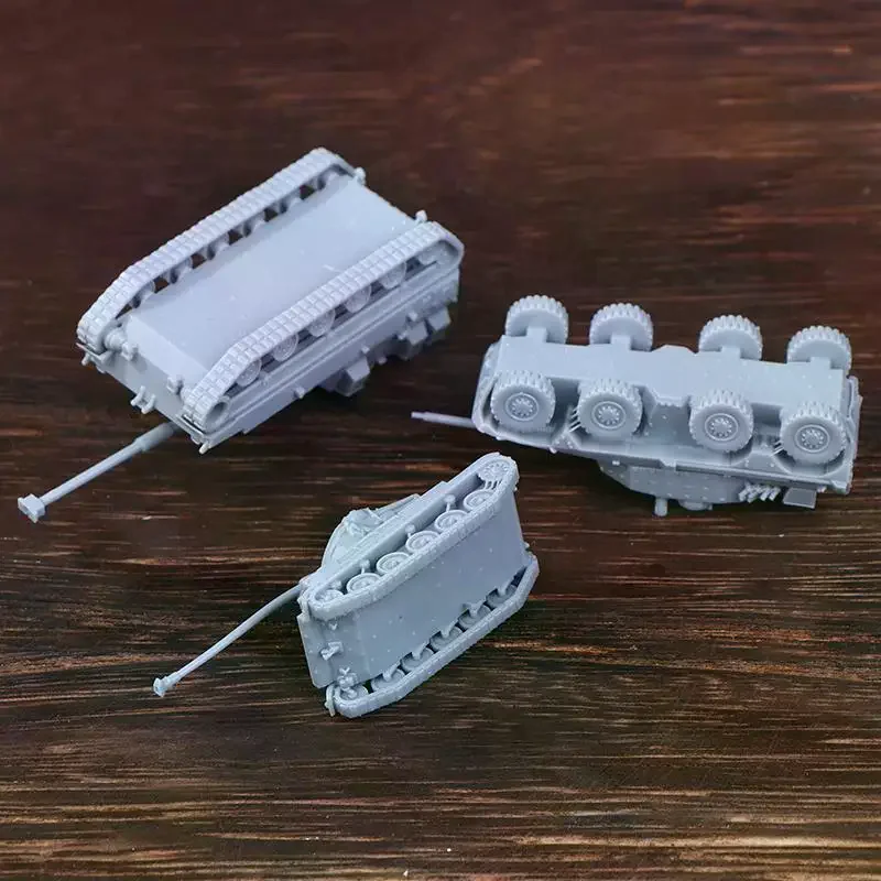 ชุดประกอบโมเดลรถถังล้อเลื่อนแอฟริกาใต้ Rooikat สเกล 1/144 รุ่น AHS Krab ปืนใหญ่ 155 มม. AMX-13 รถถังเบา อุปกรณ์ประกอบฉาก