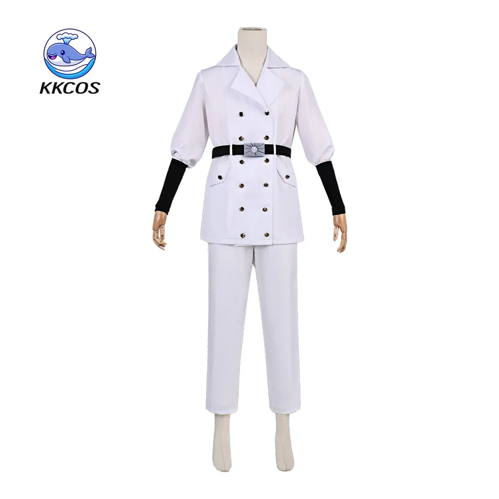 KKCos BLEACH Yhwach Cosplay Costume Wandenreich White Military Red Cloak Uniform Halloween Carnival Full Set view 6