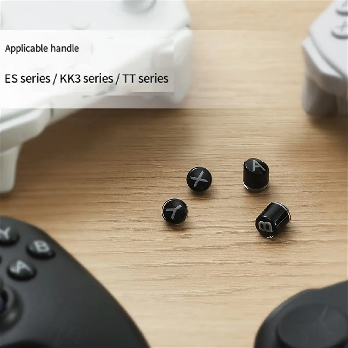 2026 New Keycap Replacement for NS62 for ES/ES Pro KK3 TT Series Controllers for Switch Layout B A X Y Buttons Gray