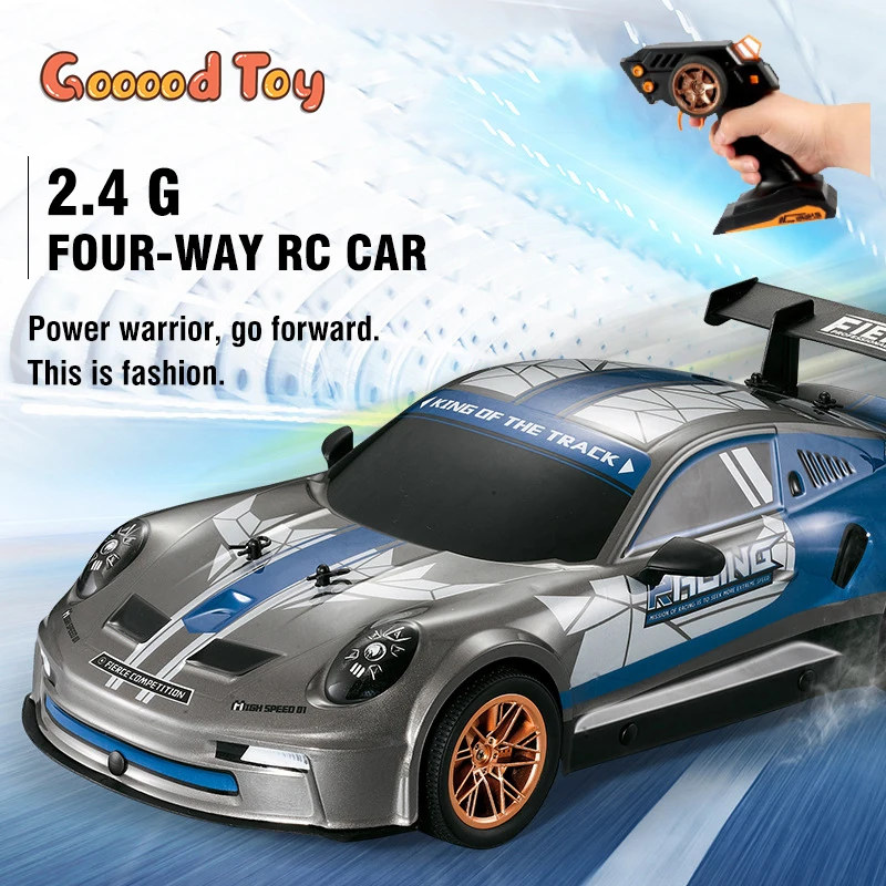 

1/10 Big Rc Racing Car 4Wd Pvc High Speed Remote Control Cars 2.4G Radio Controlled Competitive Racing Toys for Boys Childrens