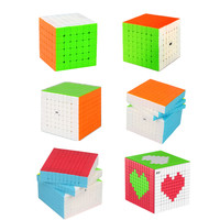 QIYI Magic Cube 6x6 7x7 8x8 9x9 10x10 Puzzle Stickerless Magic Cube Speed Education Learnning Cubo Magico Toy Gifts For Children