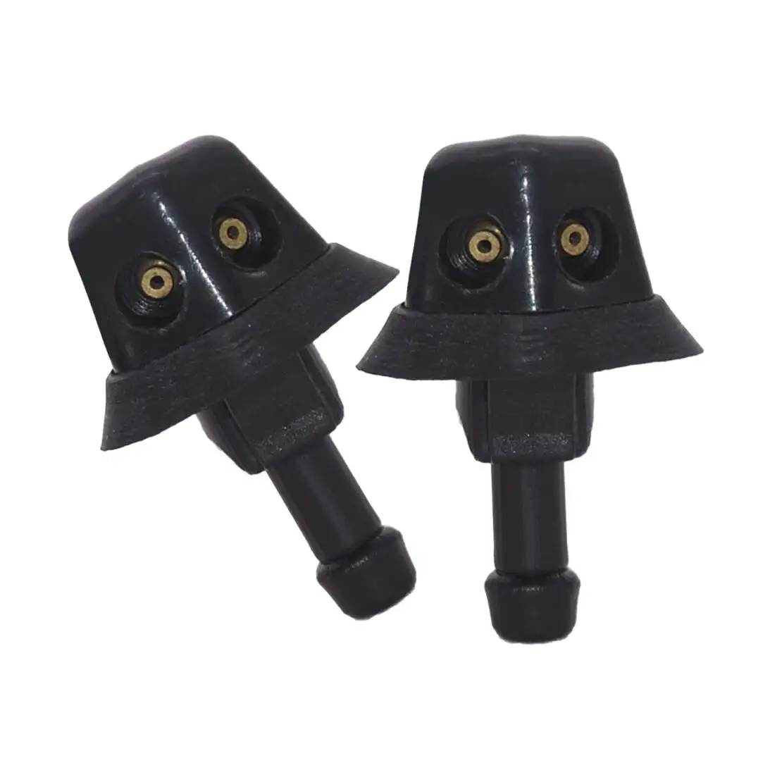 

3834056K00 2pcs Windshield Wiper Washer Nozzle Fit For Suzuki Swift SX4 Grand Vitara Escudo Aerio Ertiga Baleno Black