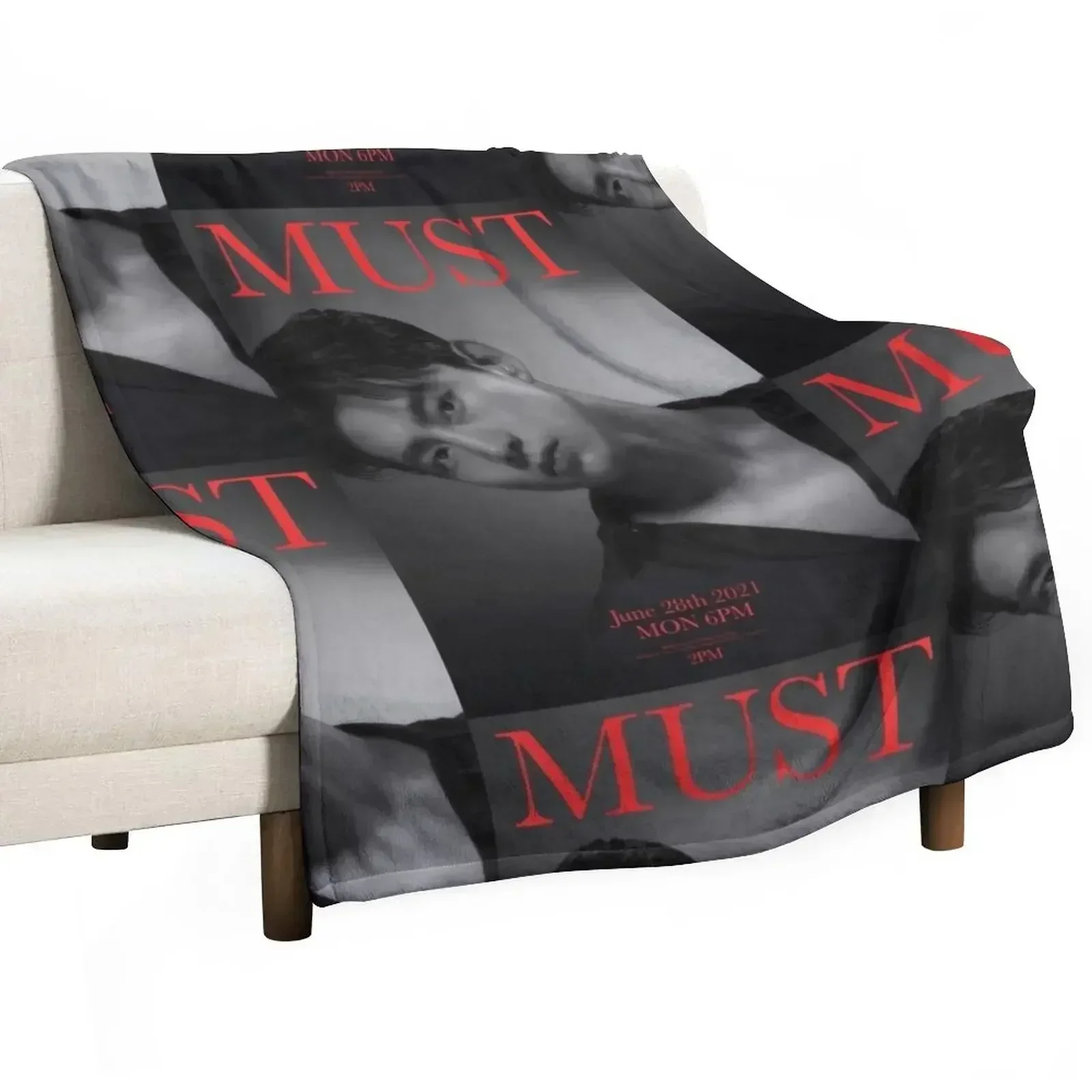 TAECYEON 2PM - MUST Throw Blanket Year Round Soft Comfortable Blanket for Home