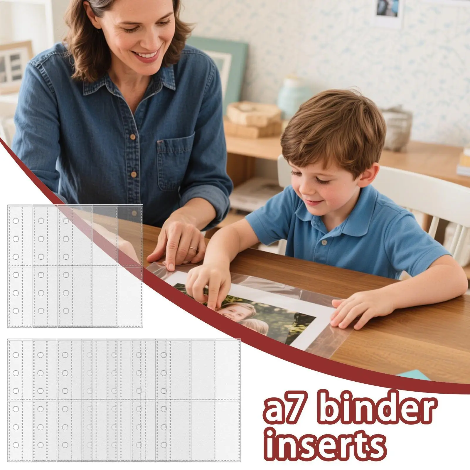 Binder Replacement Card Pages Card Protector Sleeves Sticker Book Transparent Or Frosted Pages Replacement Collection Inserts