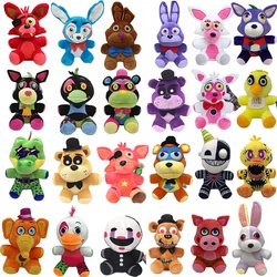 18cm Kawaii FNAF Plush Toy Cartoon Animal Freddy Fazbear Plush Doll Bear Cunning Rabbit Anime Plush Toy Children's Party Gift