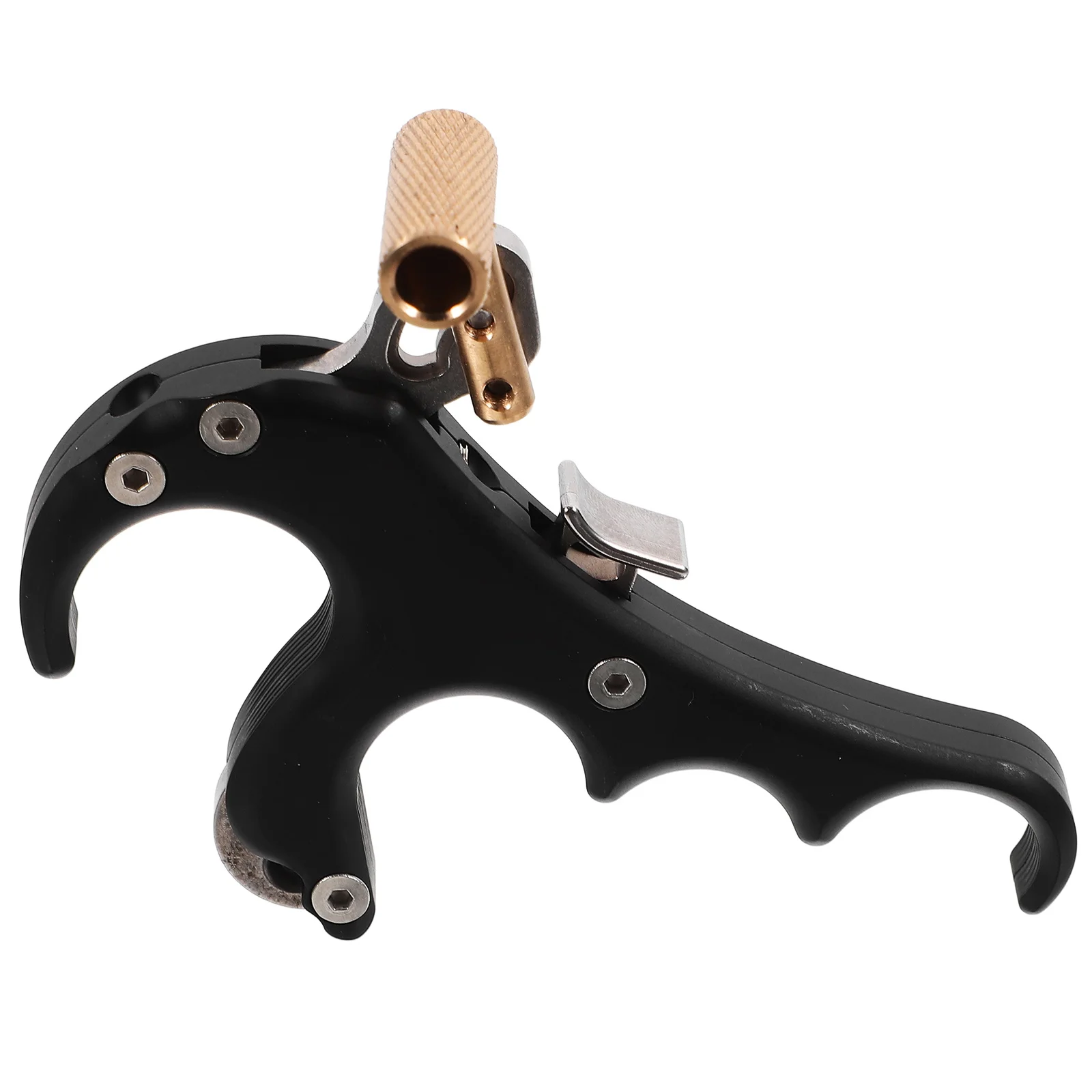 

Bow Release Aid Archery Metal Releaser Compound Bow Parts Finger Guard Durable Strong Protection Black Archery Release