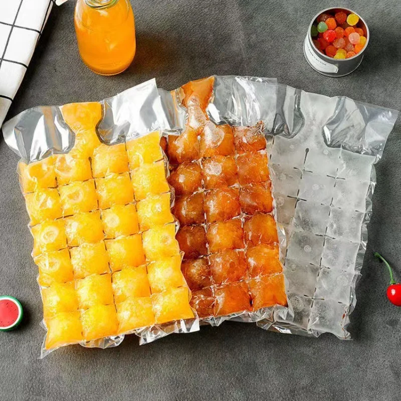 

10/20/50/100PCS Disposable Clear Ice Cube Bags Faster Freezing Ice-Making Bag Summer Drinking Tool Bags for Making Ice Cubes