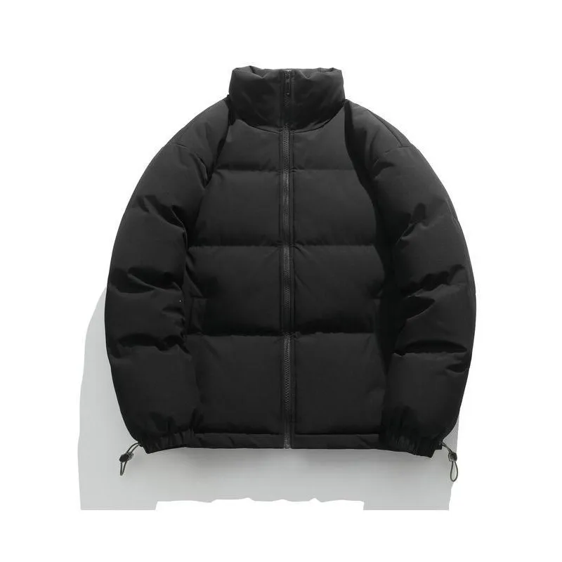 

Thickened Stand Collar Jacket D 58665 Cotton Wear Resistant Outdoor Long Style for Couples Middle Age Fashion
