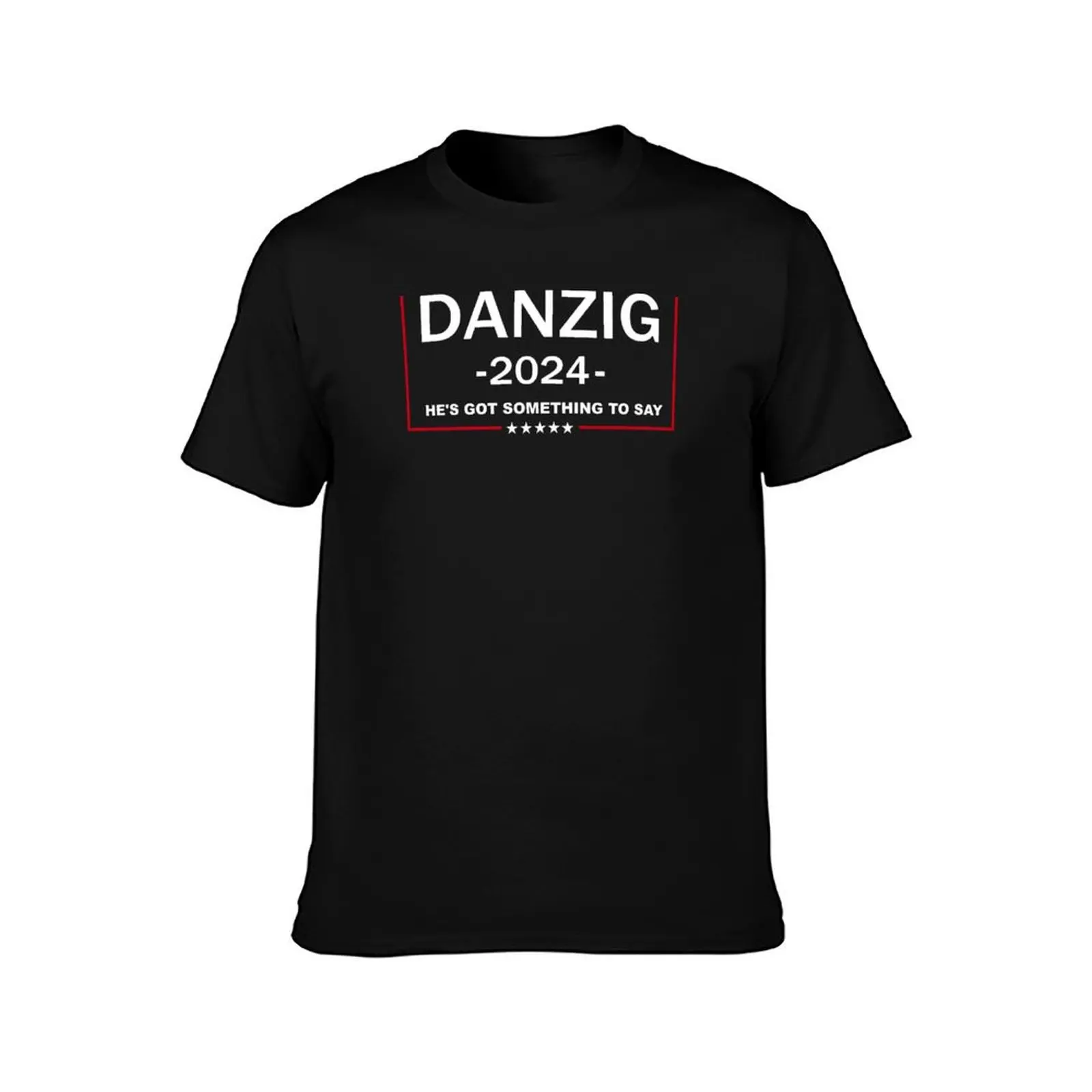 Danzig for President 2024 T-Shirt Casual Light Summer Short Sleeve Top