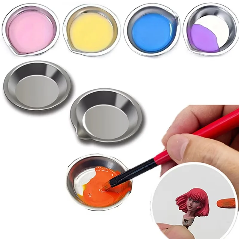 1-10 Pcs Paint Color Mixing Cups Color Bowls Oil Paint Trays DIY Painting Tools For DIY Painting Tools Paint Mixing Palette Tray