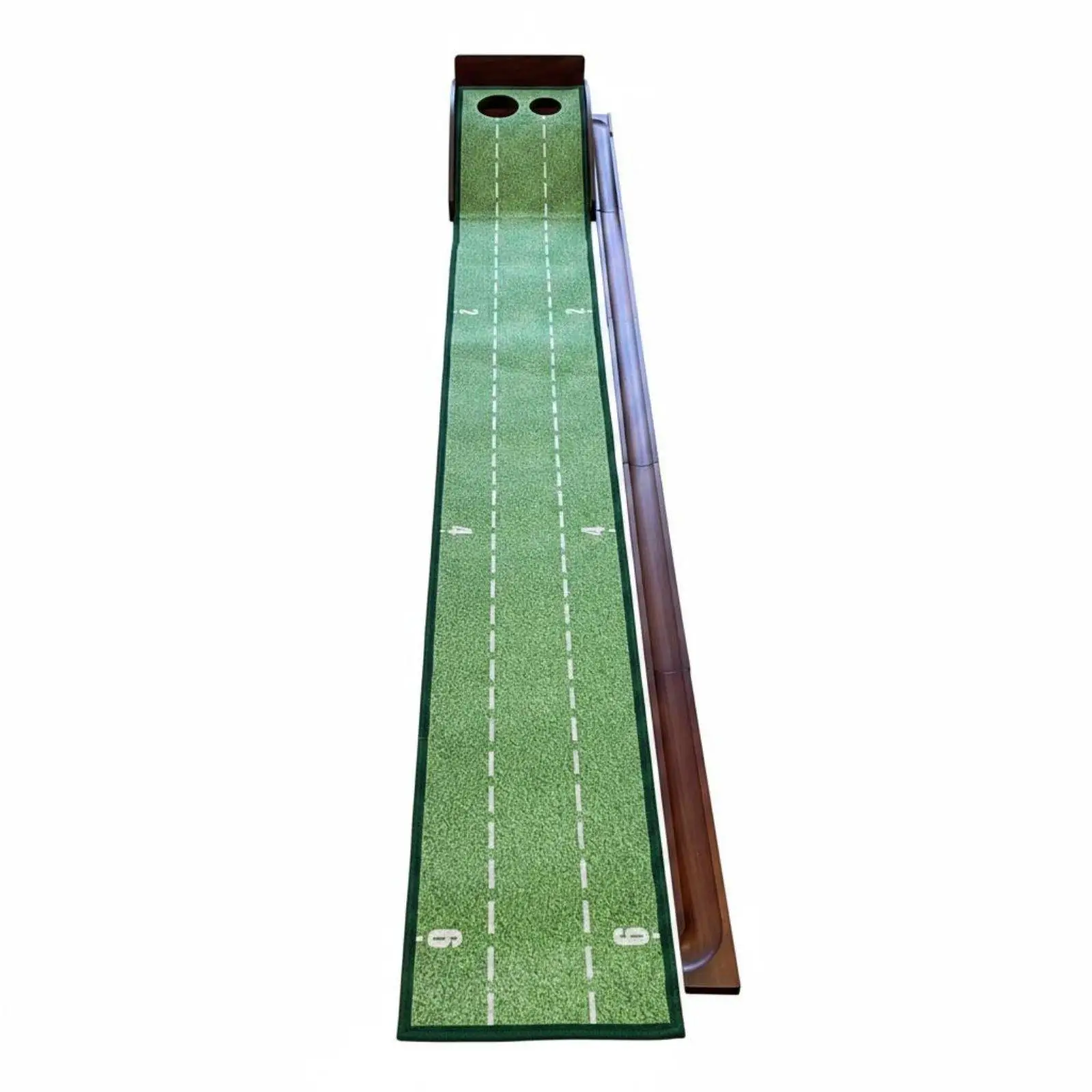 planche-d'entrainement-au-putting-a-deux-trous-tapis-de-putting-en-bois-portable