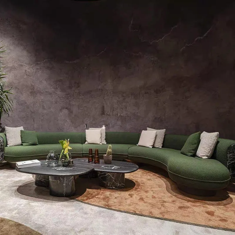 American retro color matching personality cafe bar KTV oil wax leather sofa old Shanghai retro old sofa