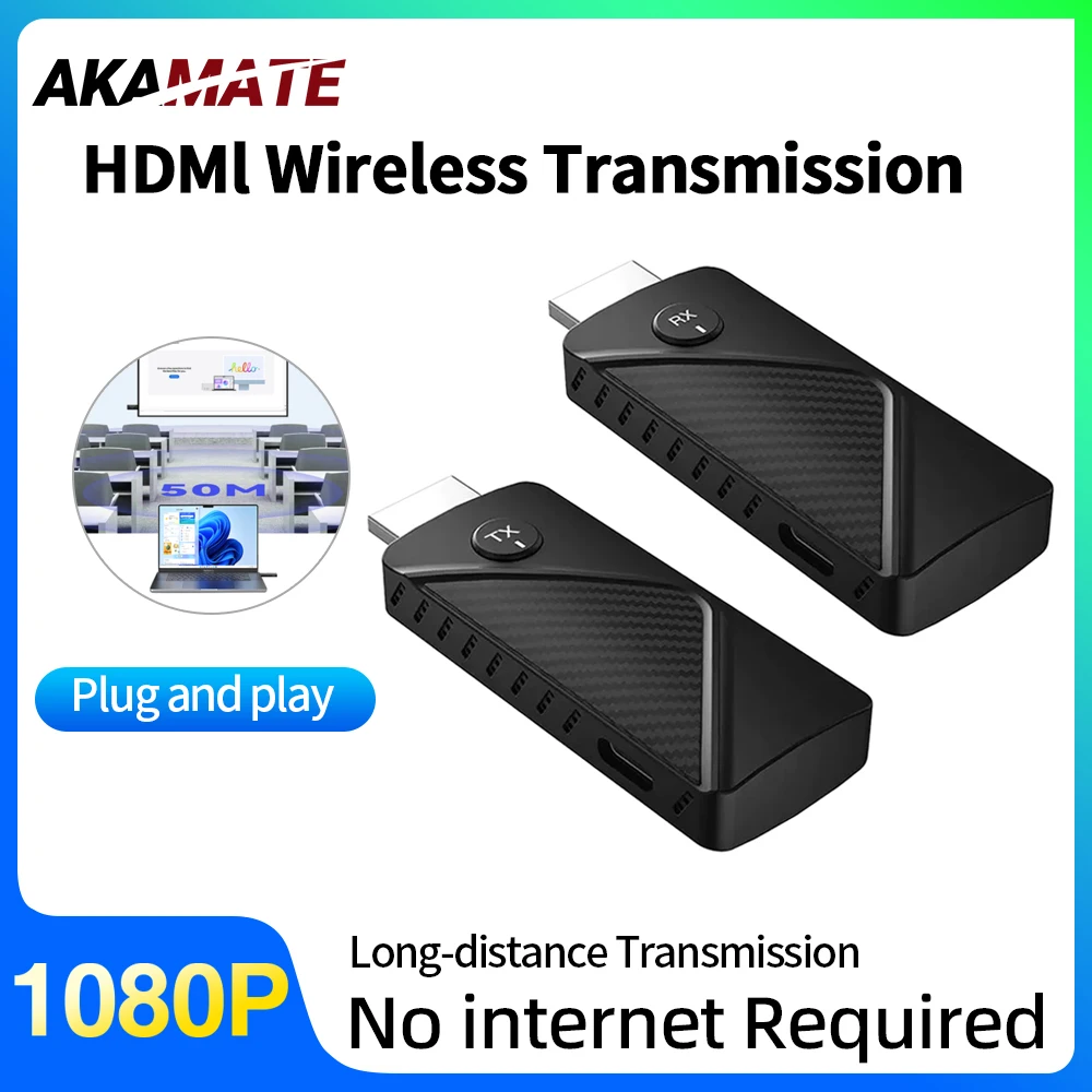 

1080PHD беспроводной HDMI Bluetooth Wi-Fi передатчик аудио адаптер приемник офисный инструмент для ноутбука ТВ проектор монитор встречи