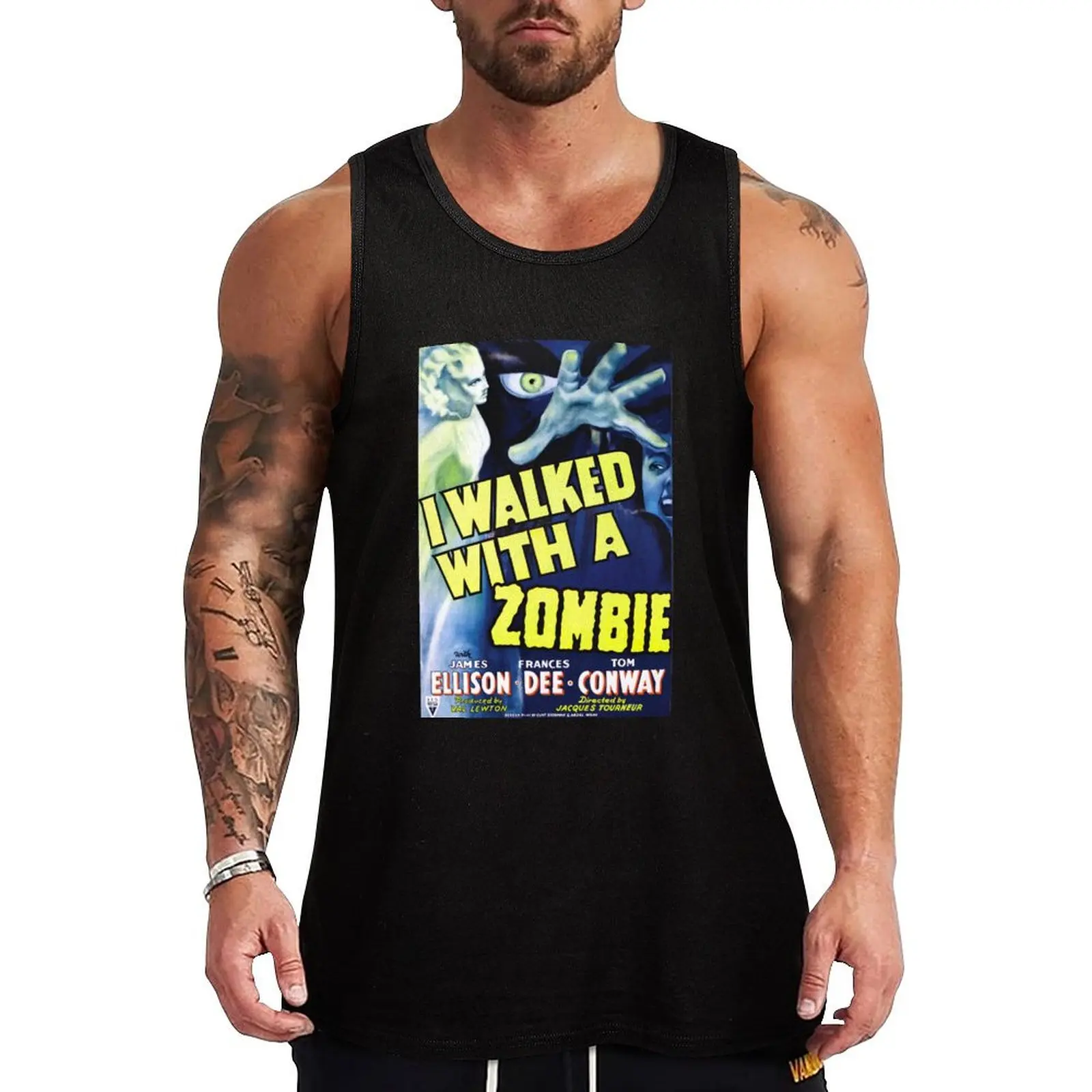 

I Walked With A Zombie Tank Top fitness clothing for men Vests man sexycostume gym training accessories