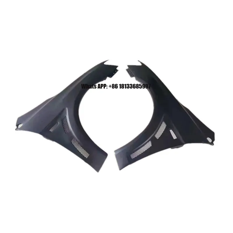 

Body Parts a Pair Fenders for Mitsubishi Lancer 2009-2015 EVO Front Bumper Side Fenders Skirts Leaf Plate Car Auto Body Kits