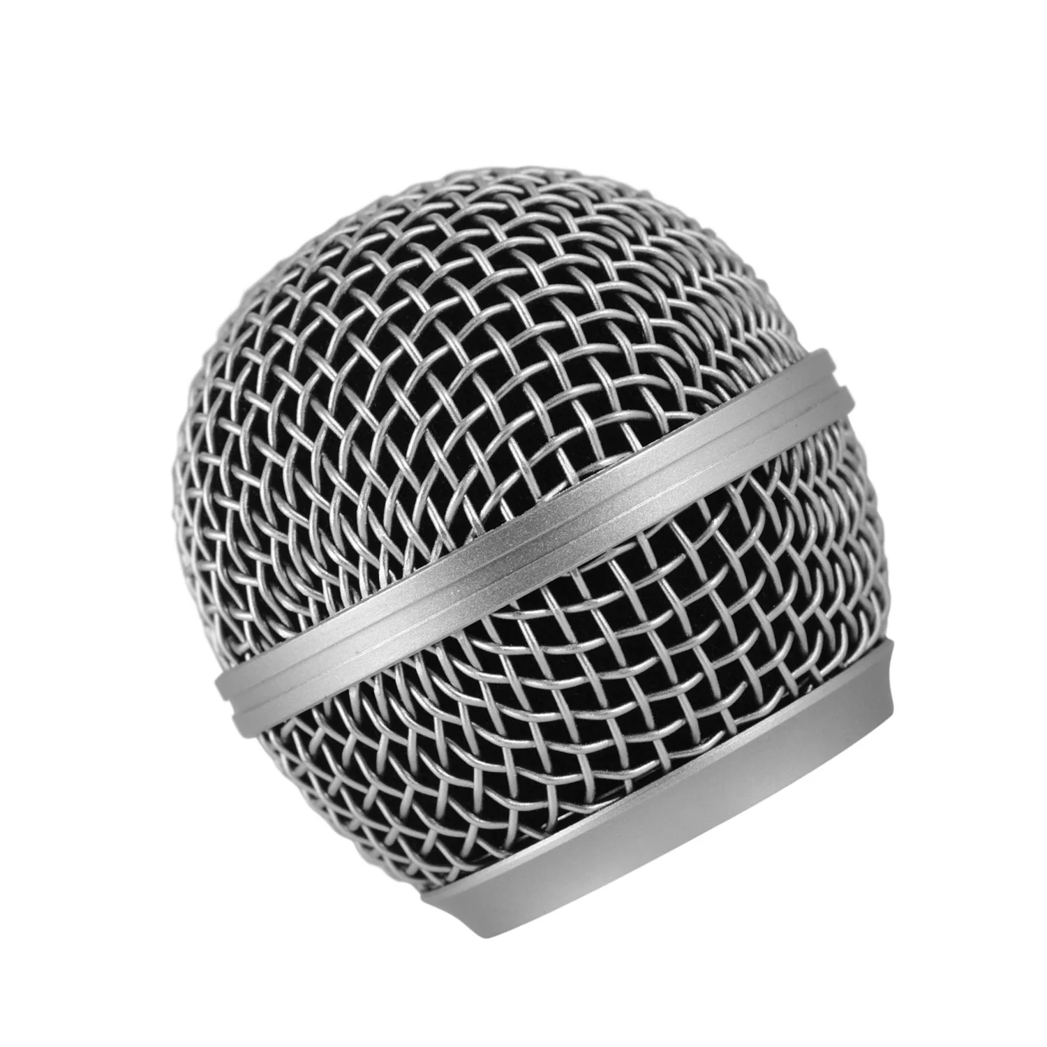 Microphone Grille Mic Replacement Ball Head Compatible with Shure SM58/SM58S/SM58LC/BETA58/BETA58A/SA-M30/SV100/UT2/PGX24/SLX4 view 4