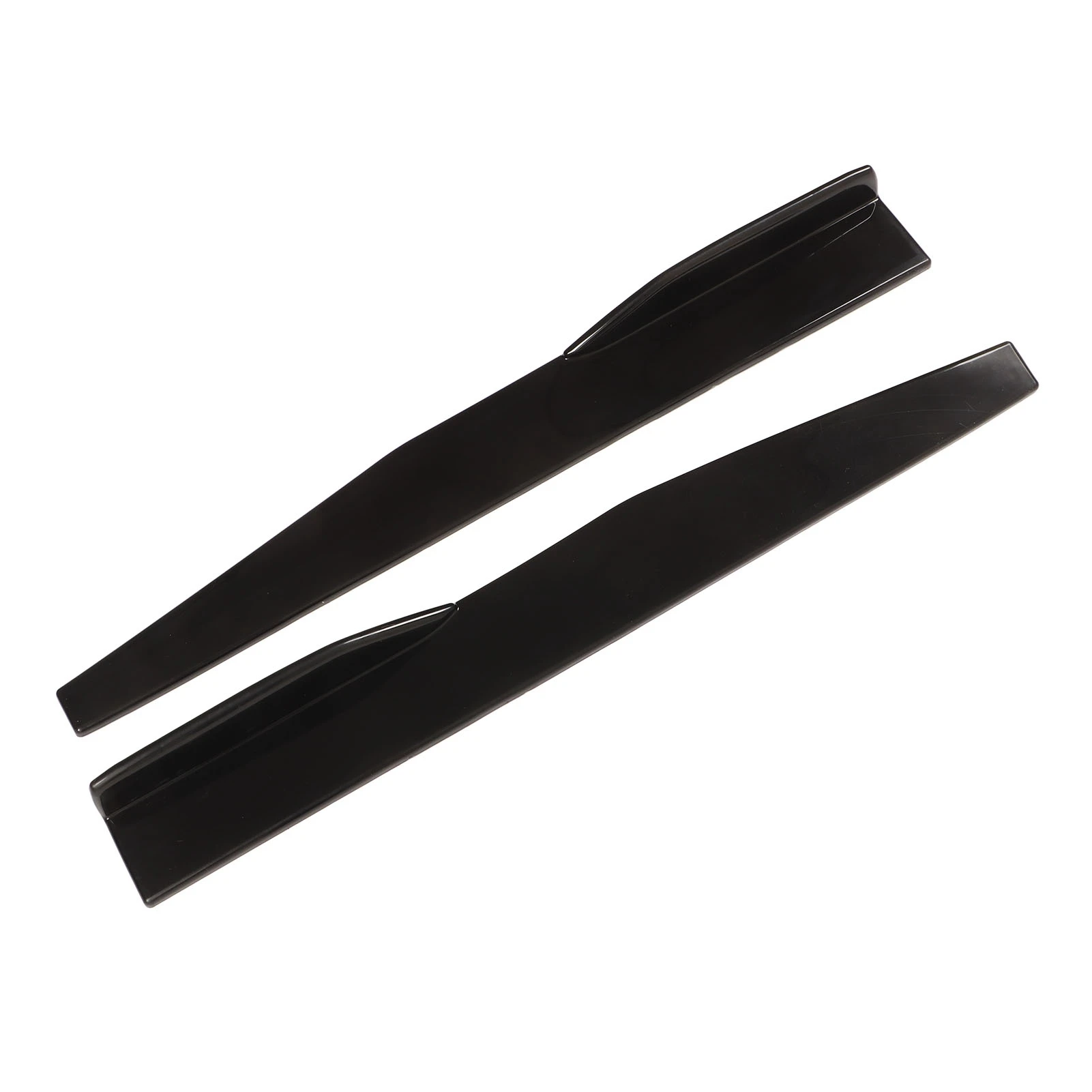 Car Body Styling Side Skirt Black Glossy ABS Wear Resistant Universal Rear Side Skirt for Automotive Modification OEM Replacemen