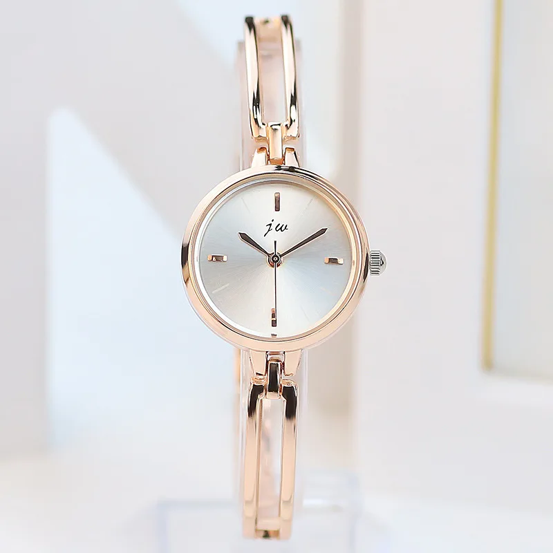 

Simple Quartz Wristwatches Bracelet Watches Luxury Alloy Strap Women's Watches Gift Rose Gold Reloj Para Mujer Relogios Feminino