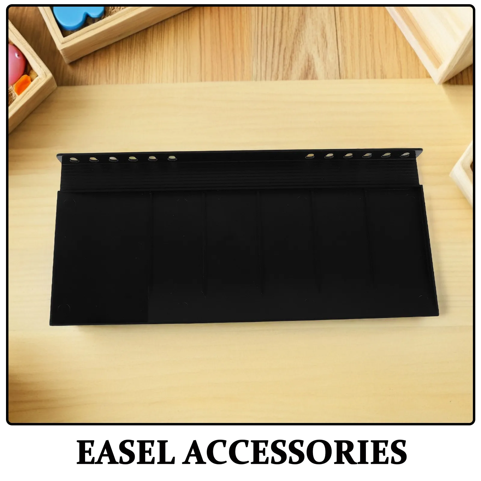 1Set Easel Tray Lightweight Stable Detachable Art Tool Storage Rack Portable Easel Attachment Tray Outdoor Use