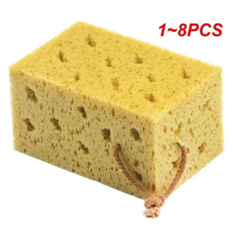 1~8PCS CM Car wash sponge block car motorcycle cleaning supplies large size Honeycomb sponge brush dusting car cleaning tool