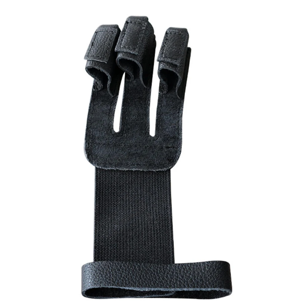Leather Shooting Bows Hand Guard Reusable Durable Finger Guard Shooting Equipment