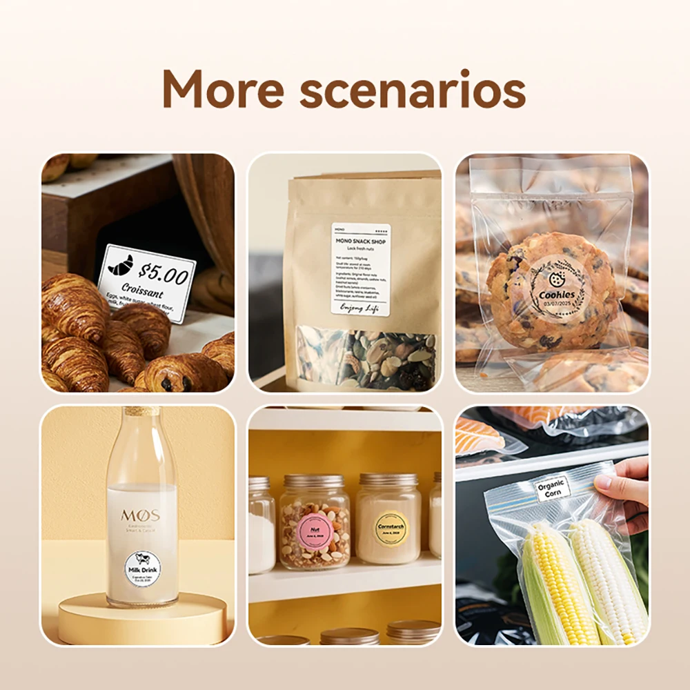 Niimbot B1 Thermische Labelprinter Bluetooth Draagbare Pocket Label Maker Barcode QR Code Zelfklevende Sticker Etiketteermachine